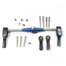 Alu Control Horn Assembly for Rudder 100cc plane (Φ5 ×L120mm×M3) Alu Control Horn Assembly for Rudder 100cc plane (Φ5 ×L120mm×M3)